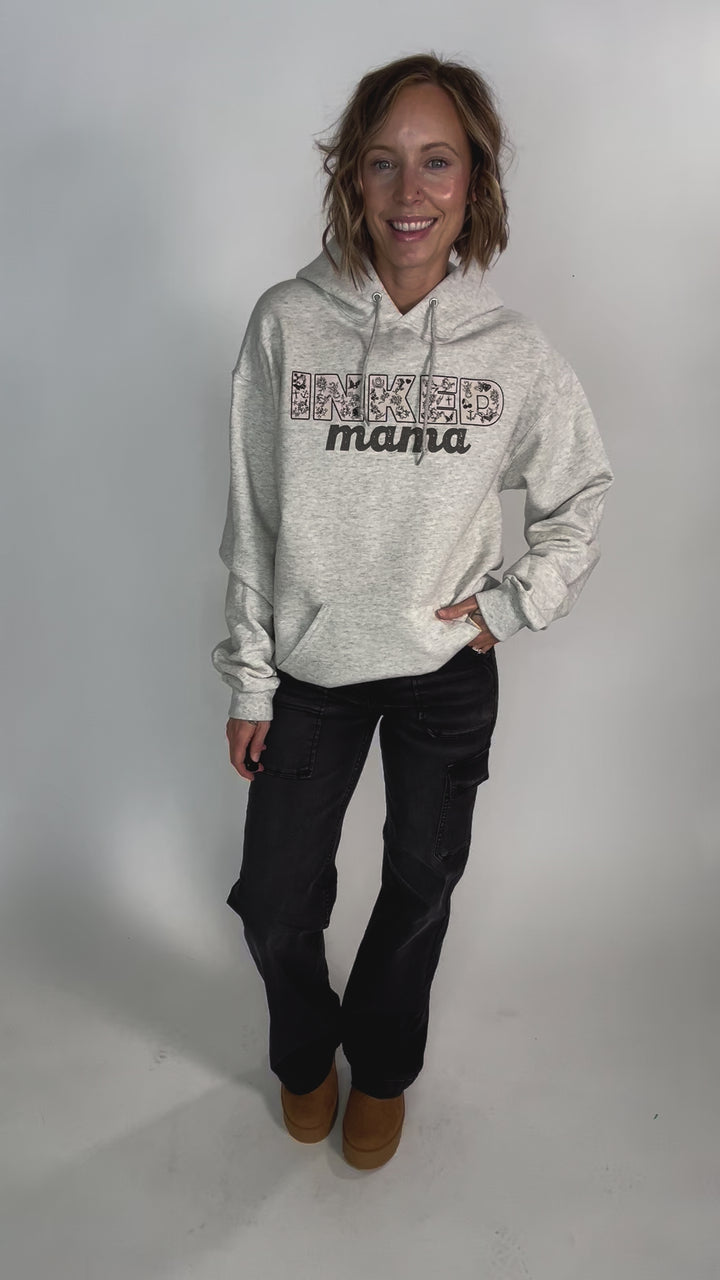 Inked Mama Hoodie- OATMEAL